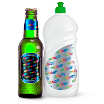 mock-up, mockup, packaging, label, bag, bottle, promo, food, cleaning, ice cream, cosmetic