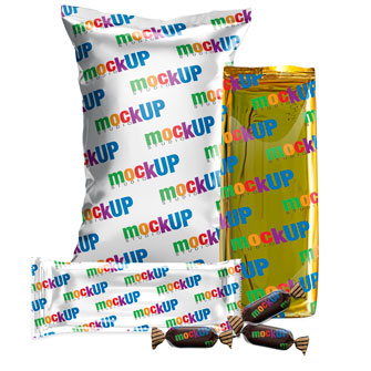 mock-up, mockup, packaging, flessibile, doy-pack, pouche, busta, multipacco, alimenti, igiene, surgelati
